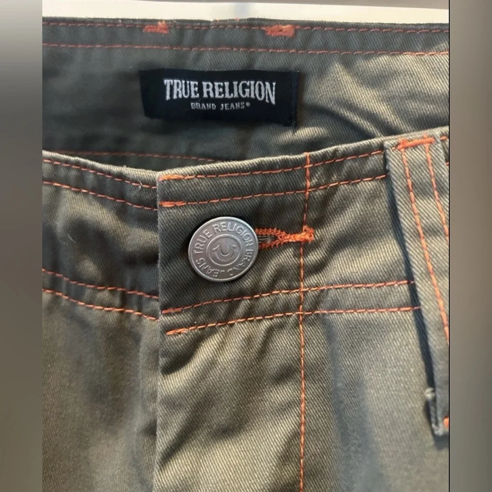True Religion Men's Kalamata Green Cargo Pants 108335 Size 34 NWT